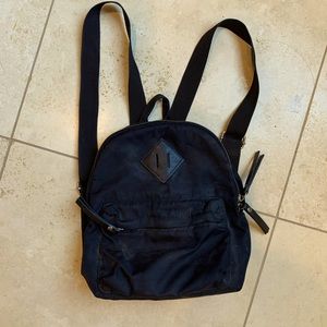Black mini back pack